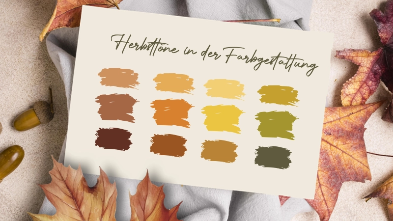 Herbsttöne in der Gestaltung