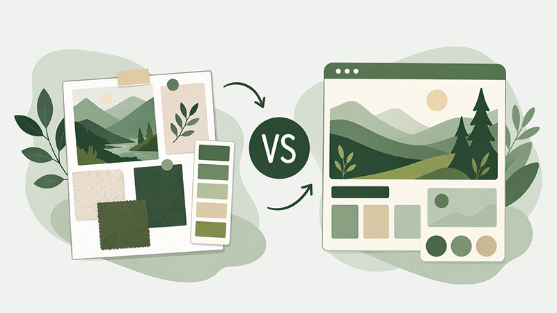 Moodboard vs Stylescapes